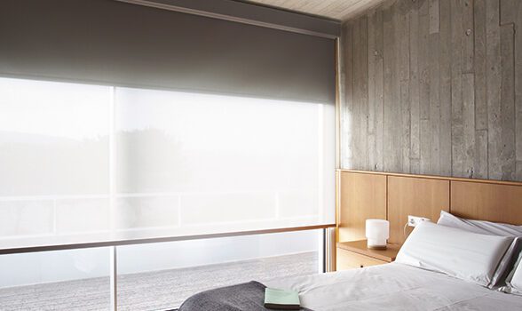 Habitación con estores